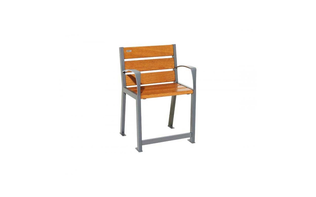 FAUTEUIL ISAAC SPÉCIAL SENIOR PMR RAL GRIS PROCITY CHENE CLAIR