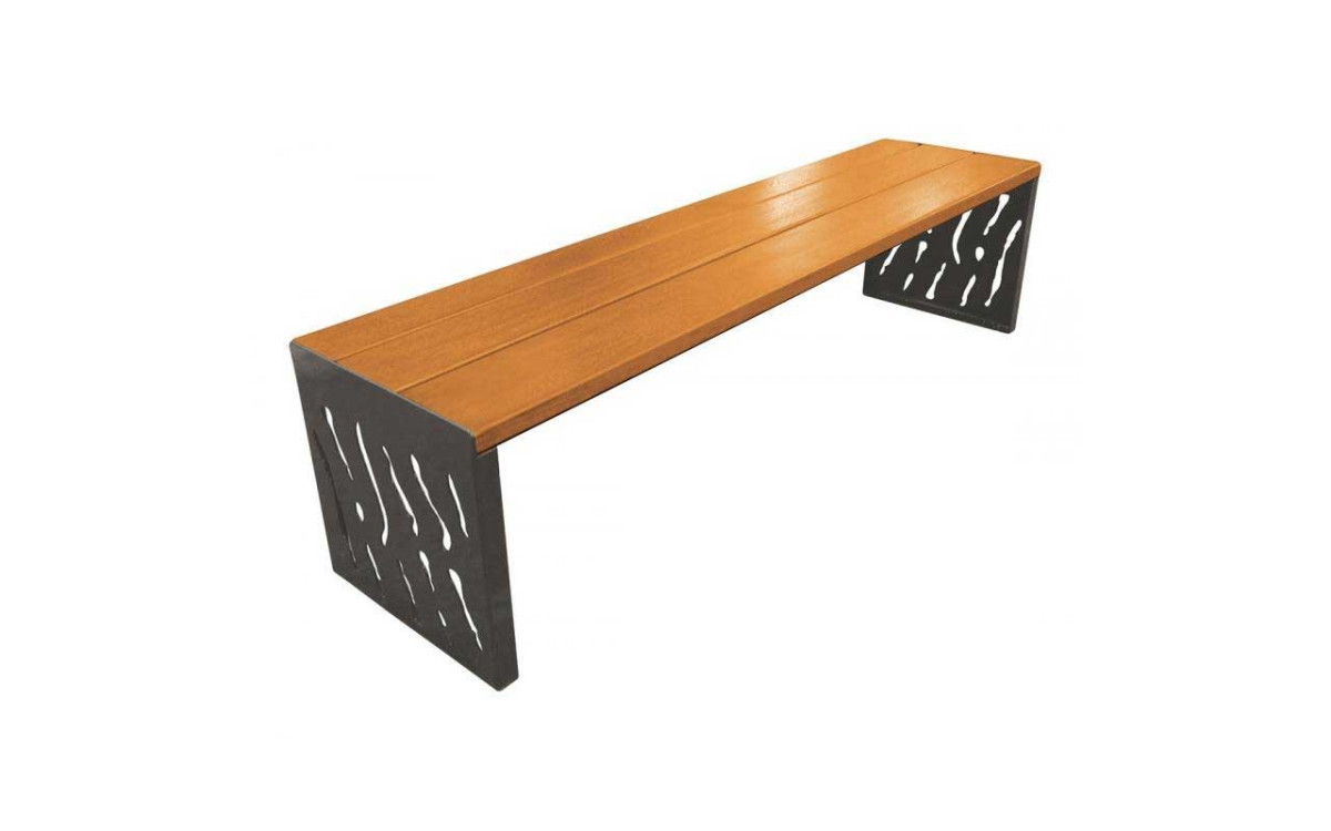 BANQUETTE JUSSAC ACIER/BOIS CHENE CLAIR GRIS PROCITY
BANC SANS DOSSIER MODERNE EN ACIER ET MÉTAL