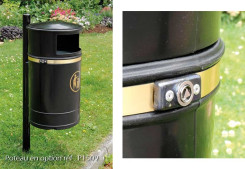 CORBEILLE SAINT VICTOR 40 L NOIR