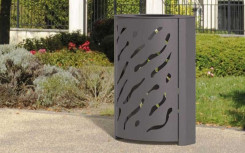 CORBEILLE JUSSAC SANS REHAUSSE RAL GRIS PROCITY
CORBEILLE DE VILLE MODERNE JUSSAC 120 L