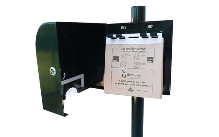 BORNE DE PROPRETÉ CANINE LIASSE PAPIER
ÉQUIPEMENT DE PROPRETÉ HYGIÈNE CANINE POUR ESPACE PUBLIC