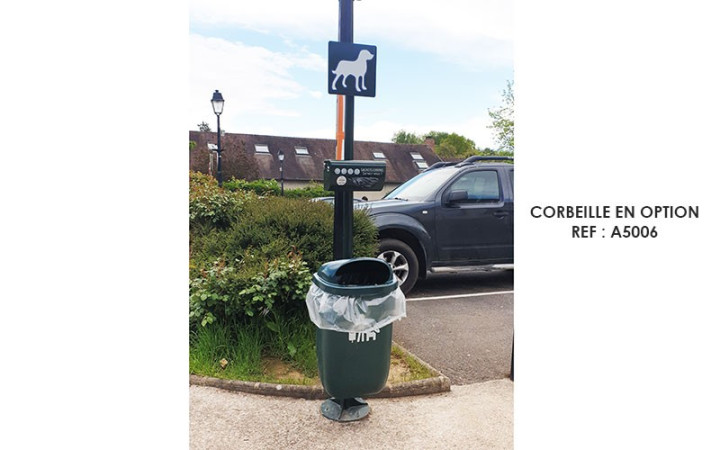 BORNE DE PROPRETÉ CANINE ROULEAU PLASTIQUE
ÉQUIPEMENT DE PROPRETÉ URBAINE CONTRE DÉJECTION CANINE