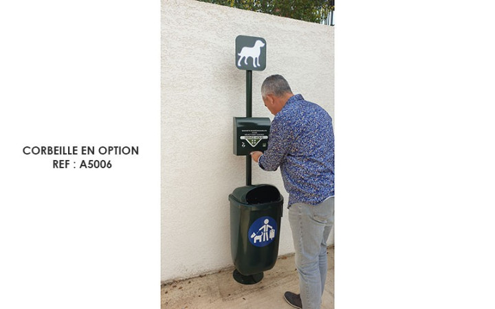 BORNE DE PROPRETÉ CANINE LIASSE PAPIER
ÉQUIPEMENT DE PROPRETÉ HYGIÈNE CANINE POUR ESPACE PUBLIC