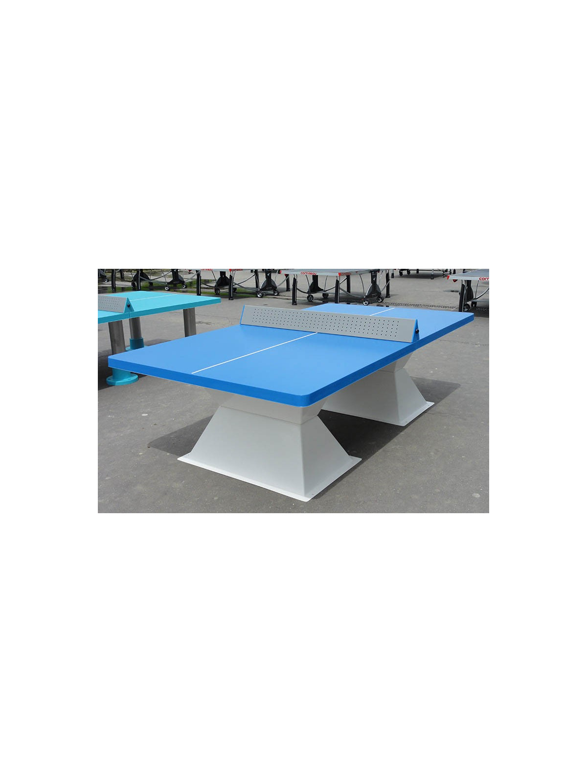 TABLE PING PONG JADE COINS SECURIT - 
TABLE TENNIS DE TABLE POUR ÉCOLE ET AIRE DE JEUX EXTÉRIEURE