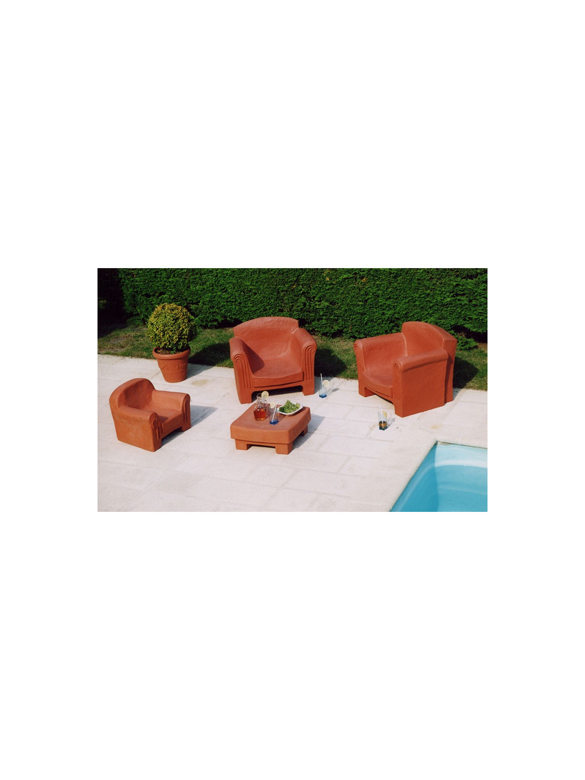 POUF TABLE BASSE OLGA