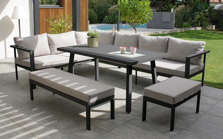 SALON DE JARDIN ALU PUNTA CANA