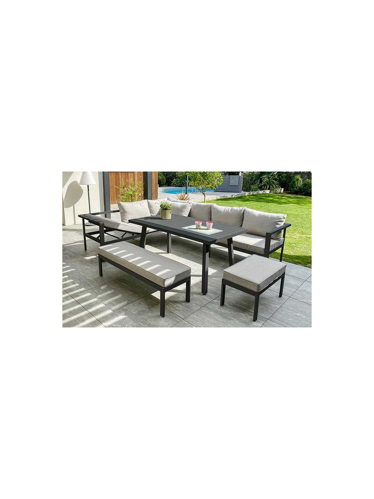 SALON DE JARDIN ALU PUNTA CANA