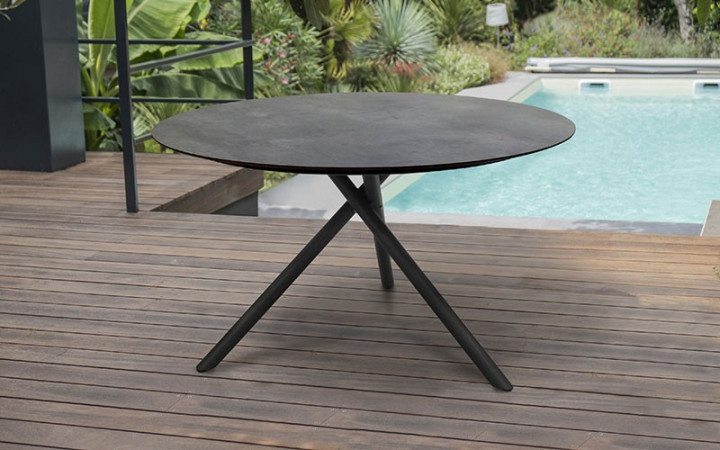 TABLE RONDE ALU ARUBA
