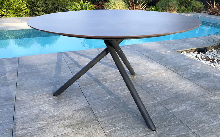 TABLE RONDE ALU ARUBA