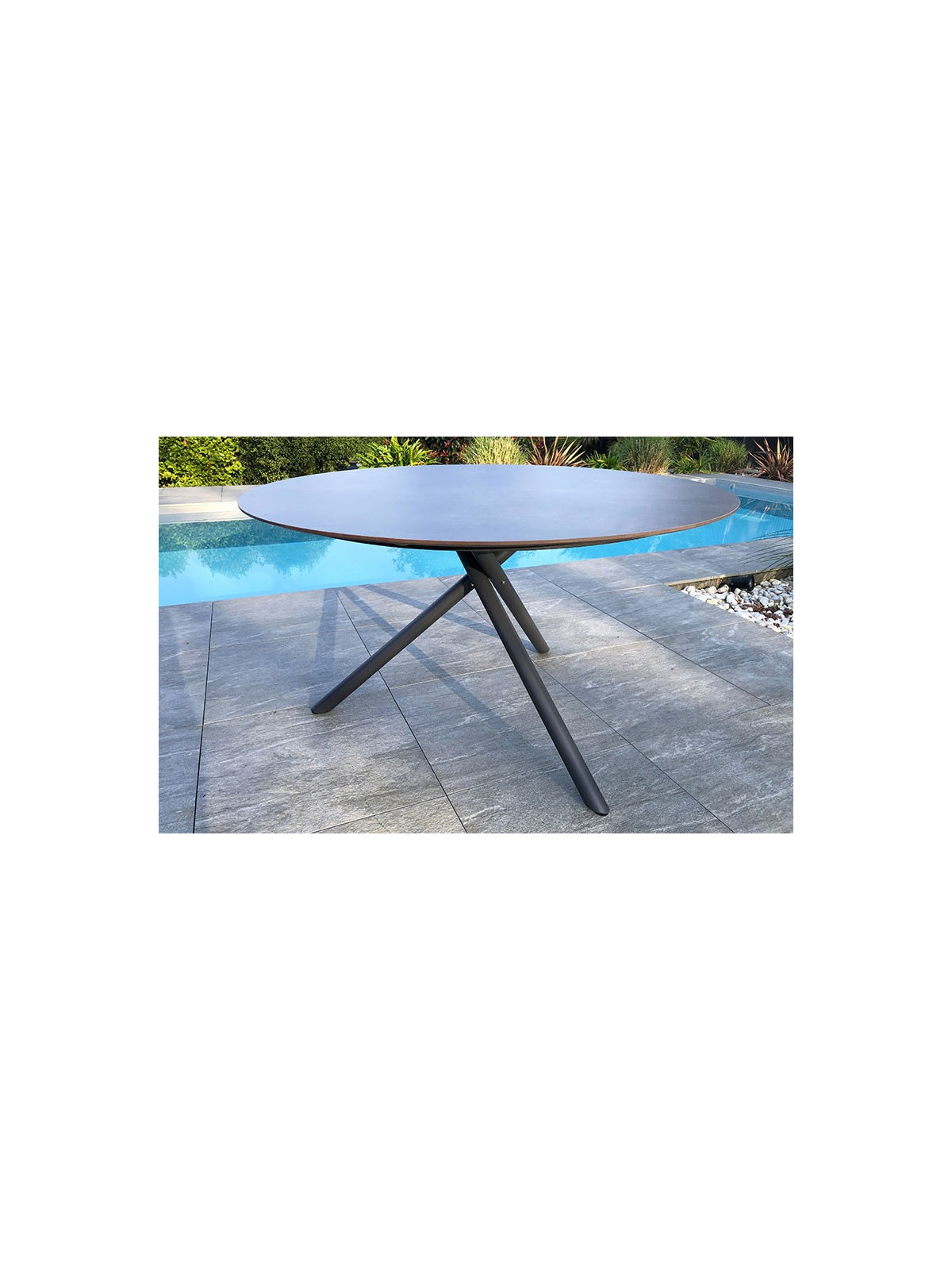 TABLE RONDE ALU ARUBA