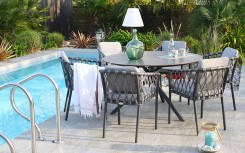 TABLE RONDE ALU ARUBA