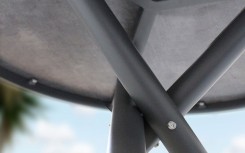 TABLE RONDE ALU ARUBA