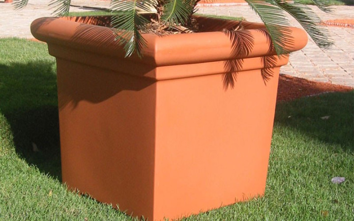 JARDINIÈRE CARRE LISSE EMBOITABLE