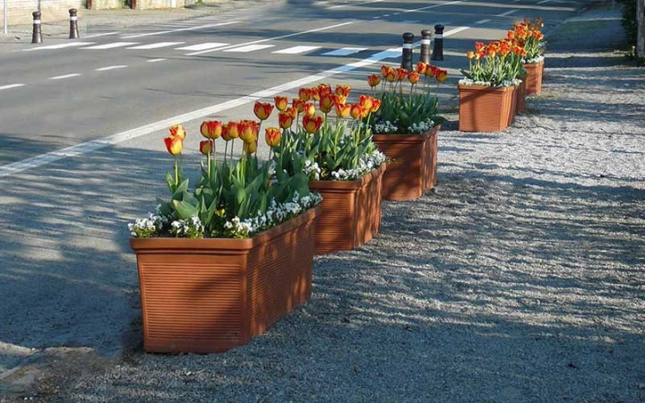 JARDINIÈRE BAC RECTANGULAIRE polyéthylène