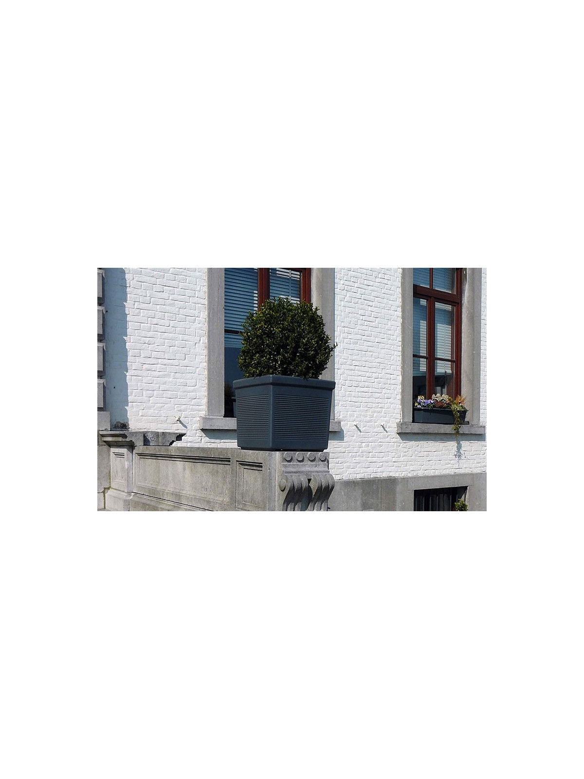 JARDINIÈRE BAC CARRÉ POLYETHYLENE