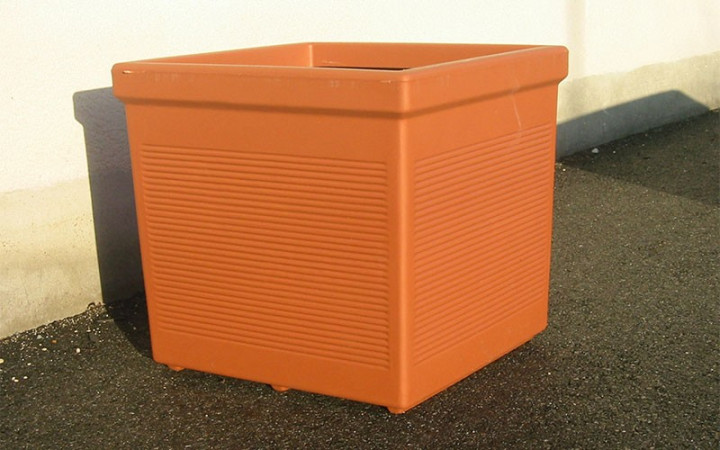 JARDINIÈRE BAC CARRÉ POLYETHYLENE