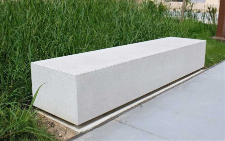 BANQUETTE RECTANGLE EN BÉTON OTA