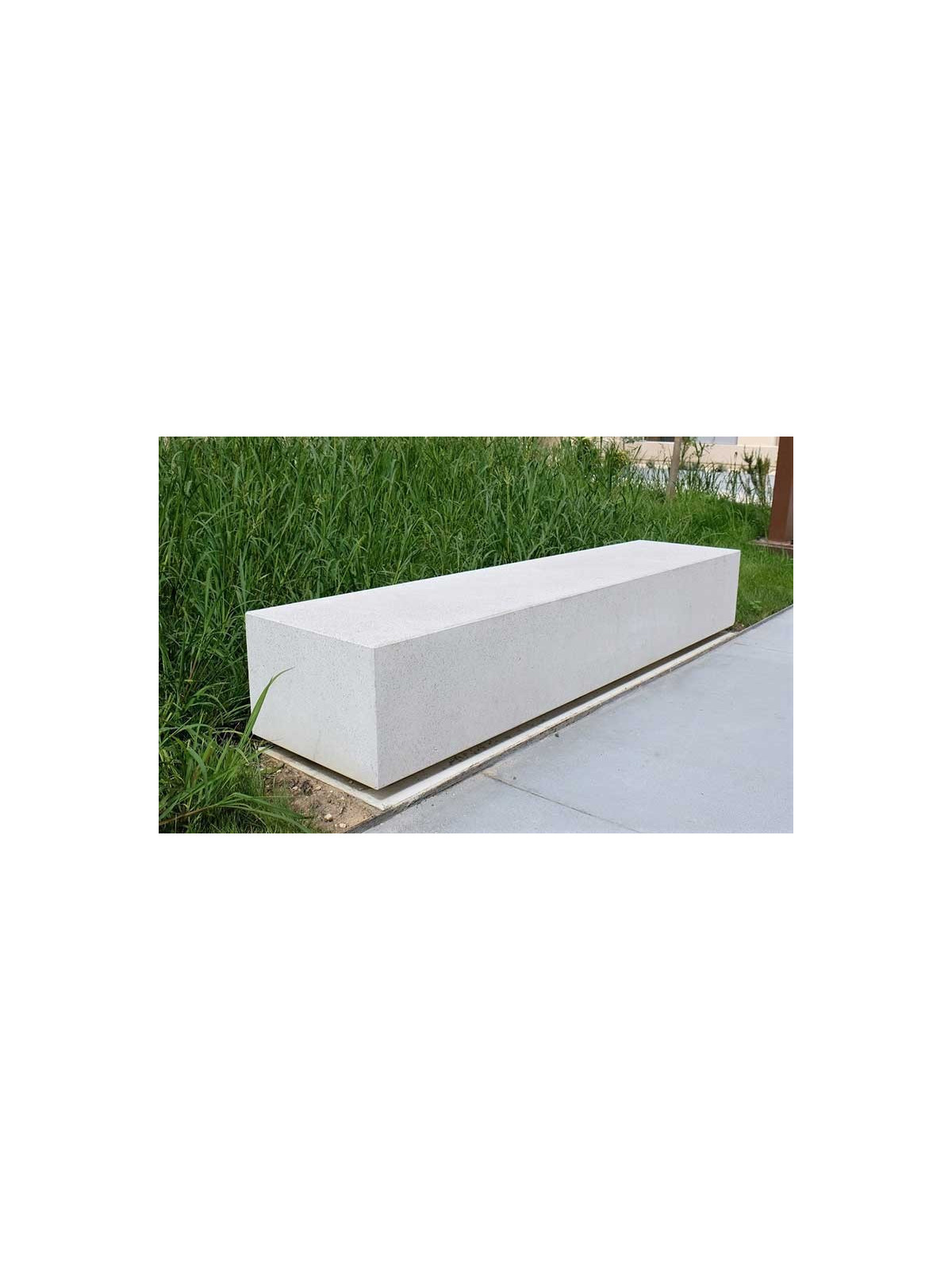BANQUETTE RECTANGLE EN BÉTON OTA