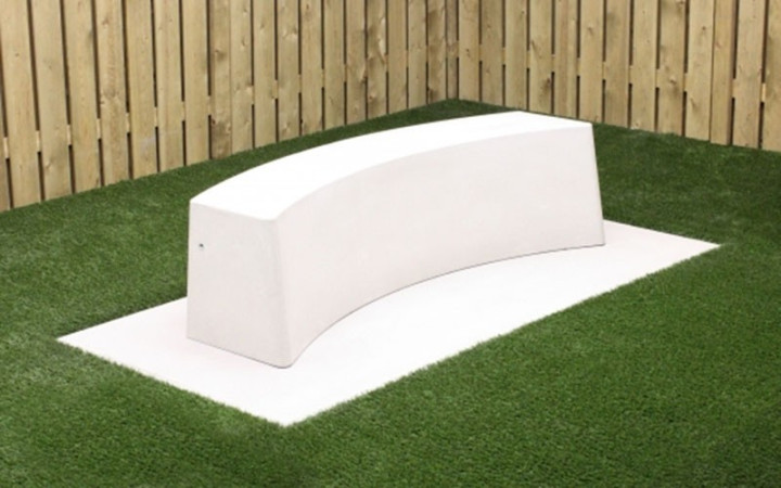 BANQUETTE BÉTON LUDI COURBE