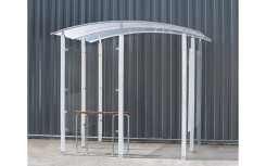 ABRI FUMEURS MÉTAL + 1 BANC ASSIS DEBOUT ABRI ISOLE PLACE RESTREINT