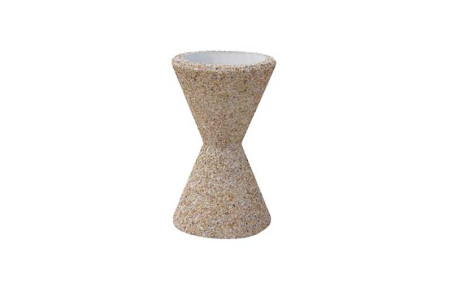 CENDRIER BETON FORME SABLIER