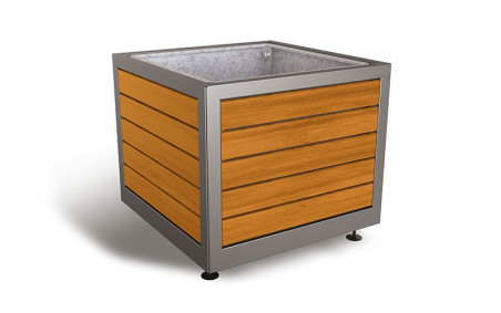 BAC A PALMIER POUR ESPACE URBAIN 
JARDINIÈRE EN BOIS POUR COLLECTIVITÉS