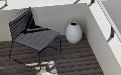 CHAISE CHISINAU NOIRE SALON DESIGN