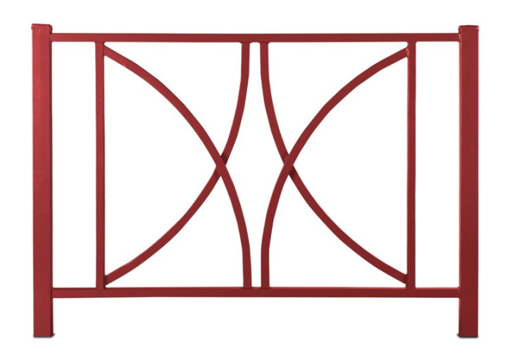 BARRIERE VAUBAN 1500 mm BORDEAUX RAL 3004