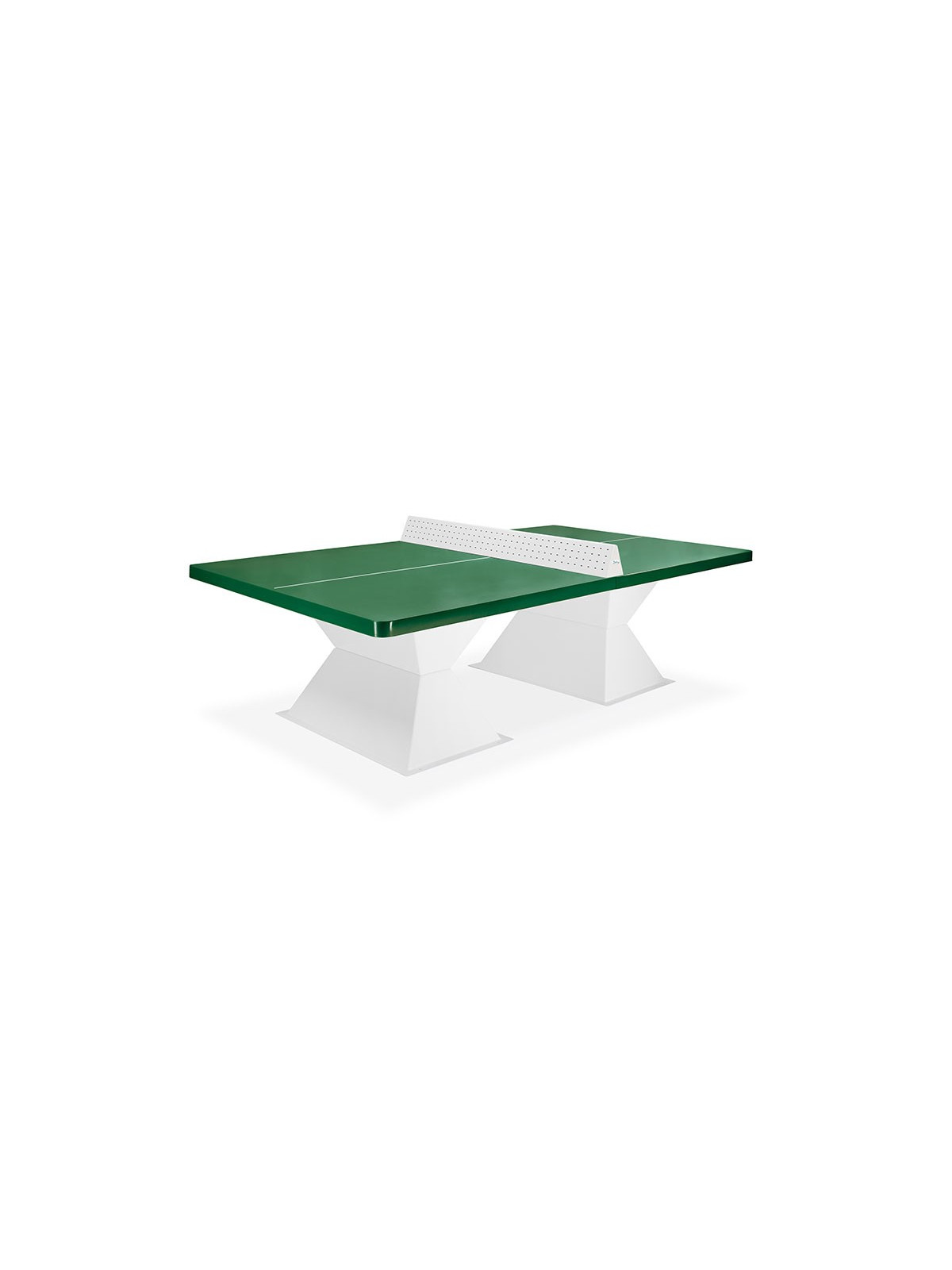 TABLE PING PONG JADE COINS SECURI - EP 60 - VERT SAPIN - FILET SECURI POUR AIRE DE JEUX EXTÉRIEURE