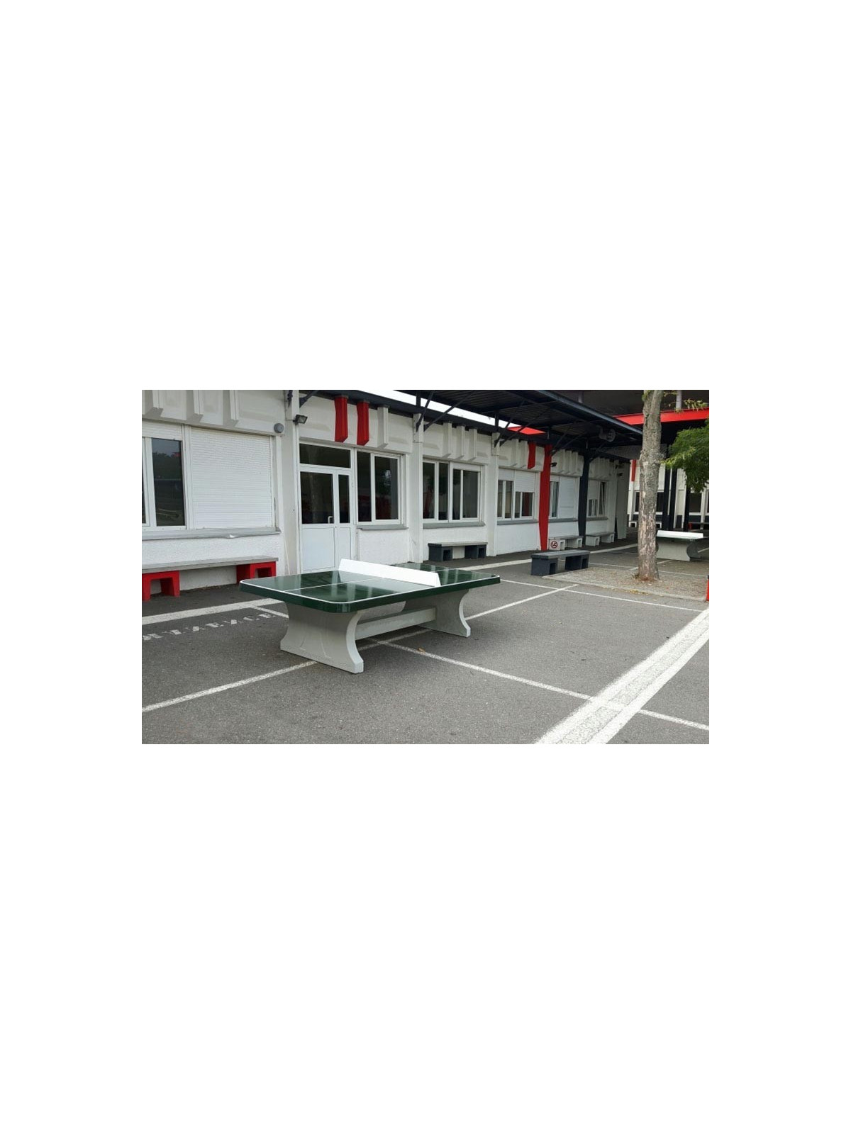 TABLE DE TENNIS DE TABLE BETON VEGA VERTE