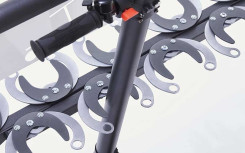 Support trottinette sur pied 6 places Stationnement parking cycle