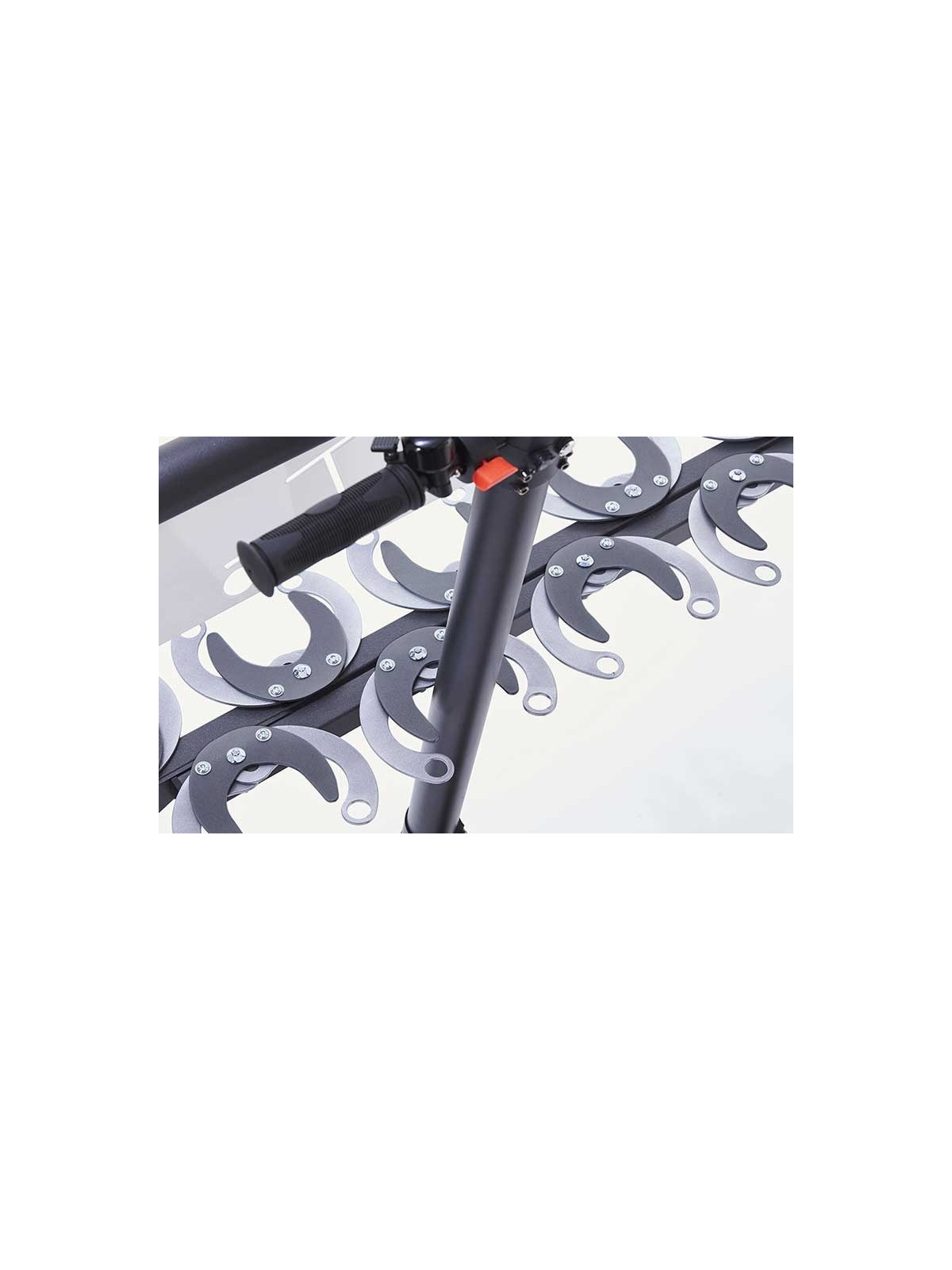 Support trottinette sur pied 6 places Stationnement parking cycle