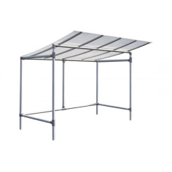 ABRI CYCLES ALU 5 PLACES COMPLET SANS BARDAGE