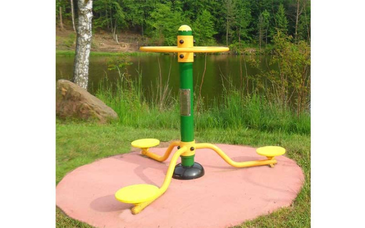 APPAREIL DE FITNESS EXTERIEUR POUR RELAXATION/ETIREMENT : BODY TRIPODE