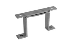 attache double 80 x 80 mm + boulons