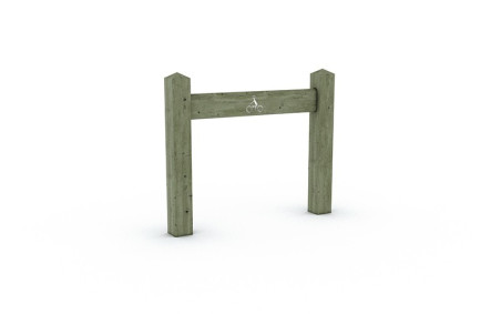 APPUI VELOS BOIS 2 BORNES