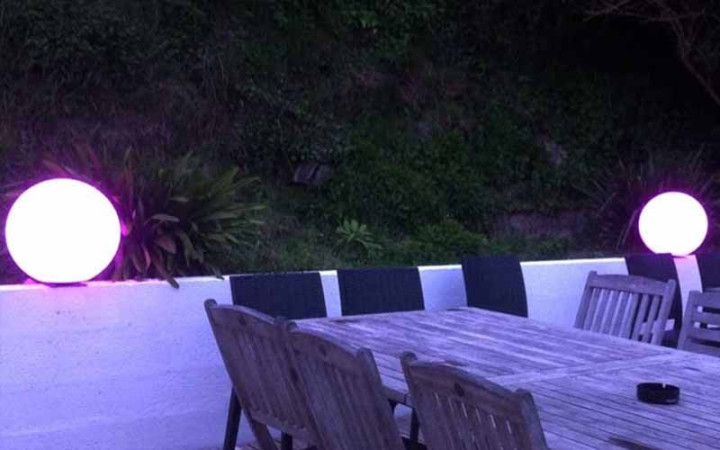 SPHÈRE LUMINEUSE NOMADE DÉCORATION EXTÉRIEURE