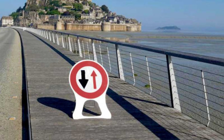 PANNEAU TEMPORAIRE PVC - TYPE B