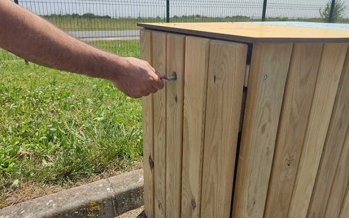 CORBEILLE DOUBLE VONNE - TRI SELECTIF