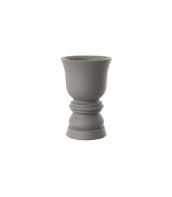 POT SUAVE EN POLYETHYLENE Ø 420 mm TAUPE