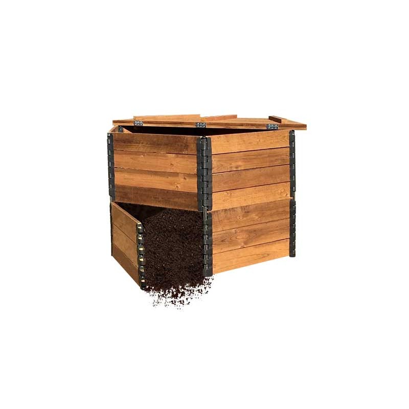 Composteur bois EPICEA certifié PEFC équipement écologique extérieur
