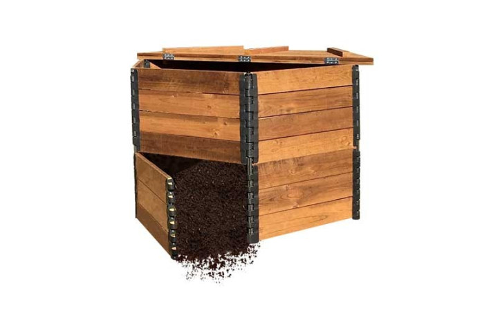 COMPOSTEUR BOIS hexagonal 810 L