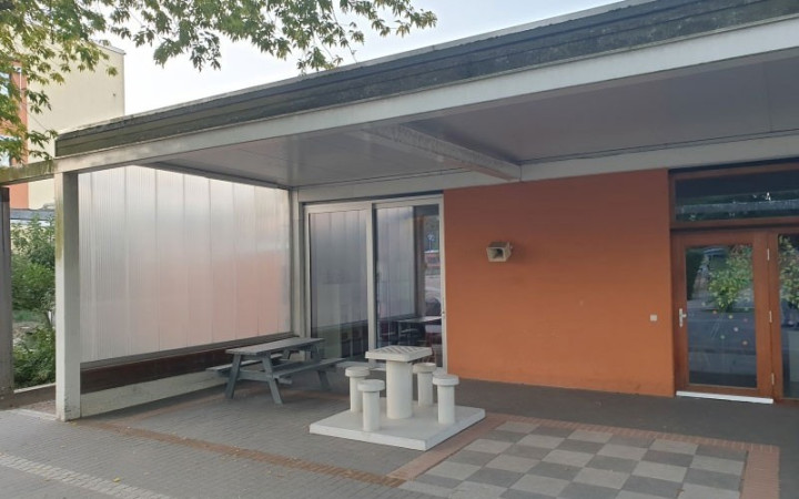 TABLE DE JEUX ECHEC BETON 4 PLACES