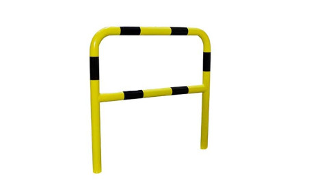 ARCEAU DE SECURITE PEINT Ø 60 mm A SCELLER NOIR ET JAUNE L. 1000 mm