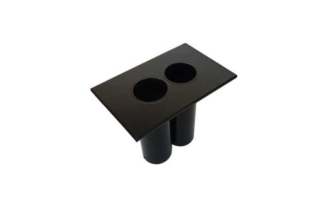 EMBASE DE FIXATION DANS SOL Ø60 DOUBLE