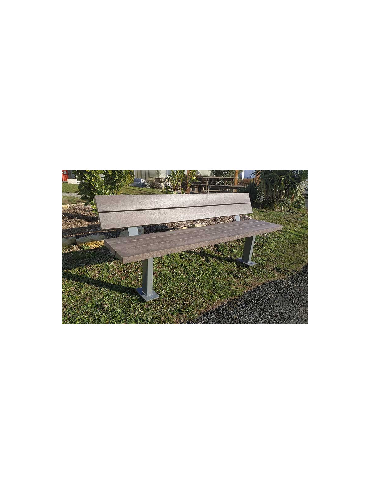BANC PARC EN PLASTIQUE RECYCLE