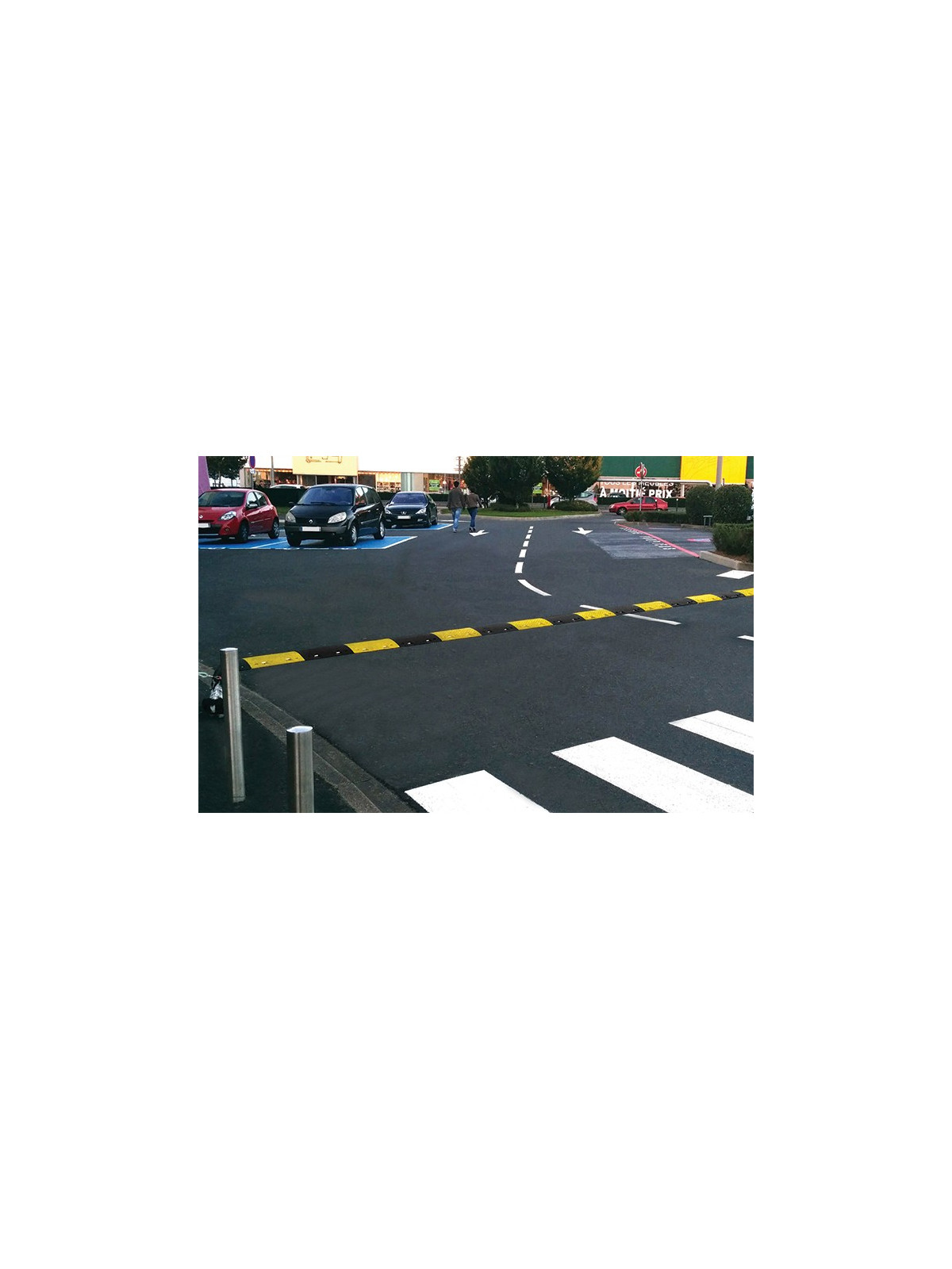 RALENTISSEUR MODULABLE MISE EN SITUATION