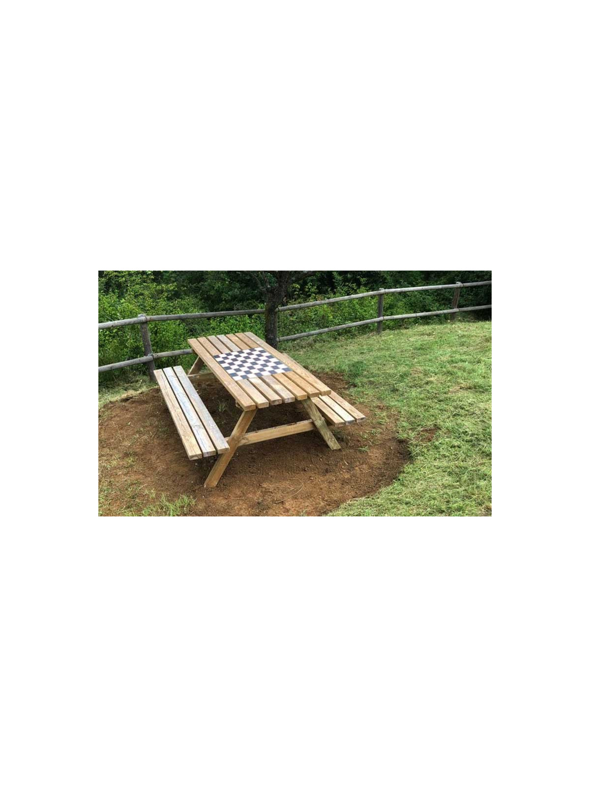 TABLE DE JEU BENNY PMR ESPACE EXTÉRIEUR
TABLE DE PIQUE NIQUE EN BOIS INCLUSIF POUR ENFANT ET ADULTE