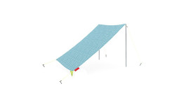 TOILE PORTABLE DESIGN CARREAUX BLEUS