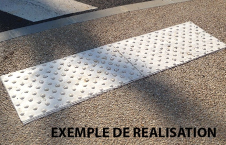 BANDE D’ÉVEIL CAOUTCHOUC BLANC LARGEUR 420